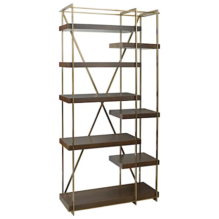 Cowley Etagere with Eight Shelves